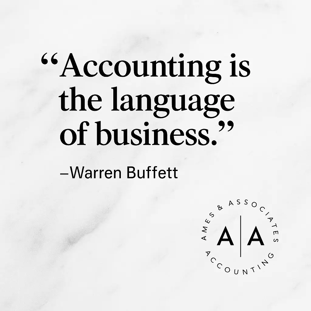 a white marble with black text Warren Buffet