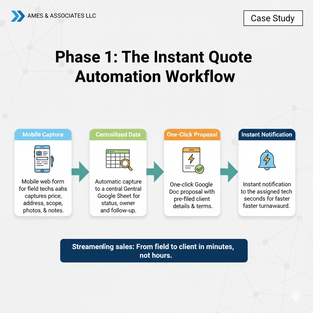 Instant Quote Workflow Case Study – Ames & Associates